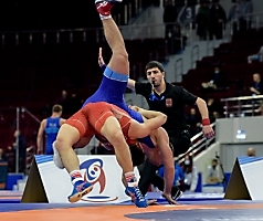 Первенство России по спортивной борьбе (дисциплина: греко-римская борьба) среди юниоров до 21 года, г. Самара, 03-06 марта 2022 года _11