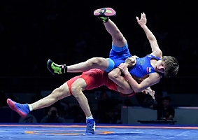 Первенство России по спортивной борьбе (дисциплина: греко-римская борьба) среди юниоров до 21 года, г. Самара, 03-06 марта 2022 года _31