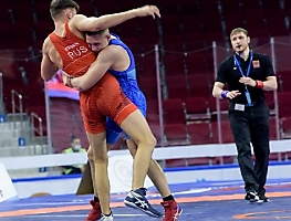 Первенство России по спортивной борьбе (дисциплина: греко-римская борьба) среди юниоров до 21 года, г. Самара, 03-06 марта 2022 года _59