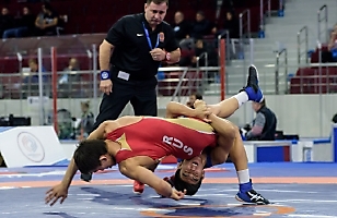 Первенство России по спортивной борьбе (дисциплина: греко-римская борьба) среди юниоров до 21 года, г. Самара, 03-06 марта 2022 года _127