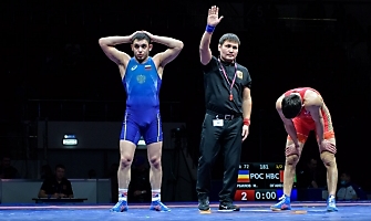 Первенство России по спортивной борьбе (дисциплина: греко-римская борьба) среди юниоров до 21 года, г. Самара, 03-06 марта 2022 года _175