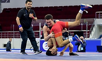 Первенство России по спортивной борьбе (дисциплина: греко-римская борьба) среди юниоров до 21 года, г. Самара, 03-06 марта 2022 года _232