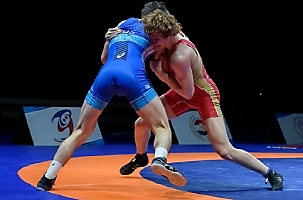 Первенство России по спортивной борьбе (дисциплина: греко-римская борьба) среди юниоров до 21 года, г. Самара, 03-06 марта 2022 года _293