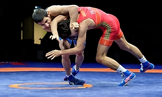 Первенство России по спортивной борьбе (дисциплина: греко-римская борьба) среди юниоров до 21 года, г. Самара, 03-06 марта 2022 года _335