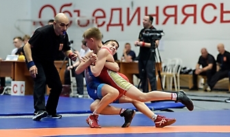Первенство Сибирского федерального округа по греко-римской борьбе среди юношей до 16 лет, 9.04.2022_14