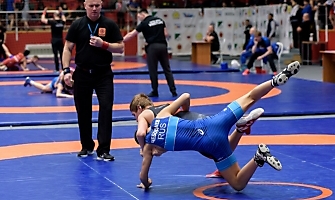Первенство Сибирского федерального округа по греко-римской борьбе среди юношей до 16 лет, 9.04.2022_18