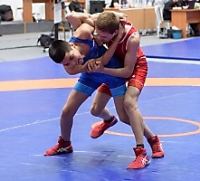 Первенство Сибирского федерального округа по греко-римской борьбе среди юношей до 16 лет, 9.04.2022_33