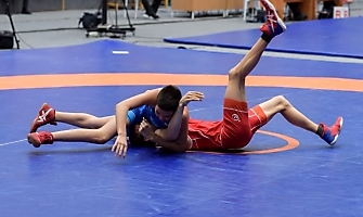 Первенство Сибирского федерального округа по греко-римской борьбе среди юношей до 16 лет, 9.04.2022_34