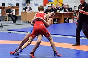 Первенство Сибирского федерального округа по греко-римской борьбе среди юношей до 16 лет, 9.04.2022_36