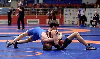 Первенство Сибирского федерального округа по греко-римской борьбе среди юношей до 16 лет, 9.04.2022_40