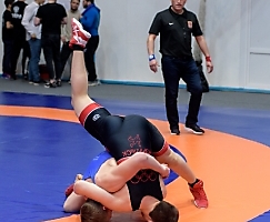 Первенство Сибирского федерального округа по греко-римской борьбе среди юношей до 16 лет, 9.04.2022_53