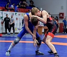 Первенство Сибирского федерального округа по греко-римской борьбе среди юношей до 16 лет, 9.04.2022_62