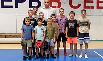 Александр Карелин встретился с участниками летних учебно-тренировочных сборов (Бердск, ЦСК 