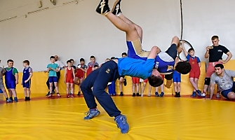 Тренировка Романа Власова в клубе 