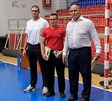 Александр Карелин встретился с участниками летних учебно-тренировочных сборов (Бердск, ЦСК 