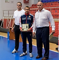 Александр Карелин встретился с участниками летних учебно-тренировочных сборов (Бердск, ЦСК 