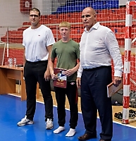 Александр Карелин встретился с участниками летних учебно-тренировочных сборов (Бердск, ЦСК 