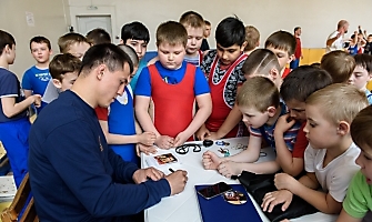 Тренировка Романа Власова в клубе 