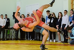 Открытие зала греко-римской борьбы в школе № 219 (Новосибирск), 25.10.2022_7