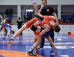 Первенство России по греко-римской борьбе среди юниоров до 21 года (Бердск, НСО), 8-12.03.2023_79