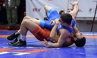 Первенство России по греко-римской борьбе среди юниоров до 21 года (Бердск, НСО), 8-12.03.2023_106