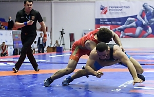 Первенство России по греко-римской борьбе среди юниоров до 21 года (Бердск, НСО), 8-12.03.2023_155