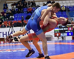 Первенство России по греко-римской борьбе среди юниоров до 21 года (Бердск, НСО), 8-12.03.2023_159