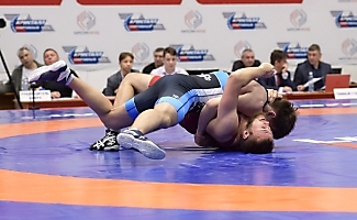 Первенство России по греко-римской борьбе среди юниоров до 21 года (Бердск, НСО), 8-12.03.2023_168