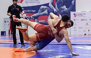 Первенство России по греко-римской борьбе среди юниоров до 21 года (Бердск, НСО), 8-12.03.2023_175