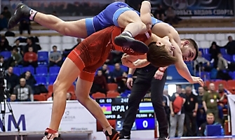 Первенство России по греко-римской борьбе среди юниоров до 21 года (Бердск, НСО), 8-12.03.2023_183