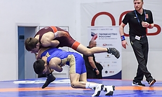 Первенство России по греко-римской борьбе среди юниоров до 21 года (Бердск, НСО), 8-12.03.2023_195