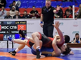 Первенство России по греко-римской борьбе среди юниоров до 21 года (Бердск, НСО), 8-12.03.2023_241