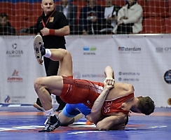 Первенство России по греко-римской борьбе среди юниоров до 21 года (Бердск, НСО), 8-12.03.2023_243