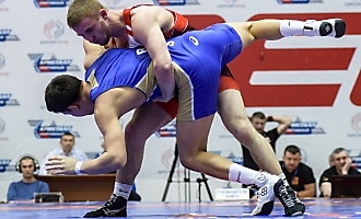 Первенство России по греко-римской борьбе среди юниоров до 21 года (Бердск, НСО), 8-12.03.2023_257