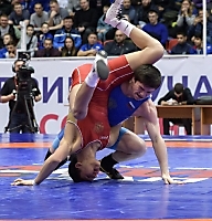 Первенство России по греко-римской борьбе среди юниоров до 21 года (Бердск, НСО), 8-12.03.2023_327