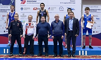 Первенство России по греко-римской борьбе среди юниоров до 21 года (Бердск, НСО), 8-12.03.2023_335