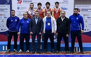 Первенство России по греко-римской борьбе среди юниоров до 21 года (Бердск, НСО), 8-12.03.2023_339