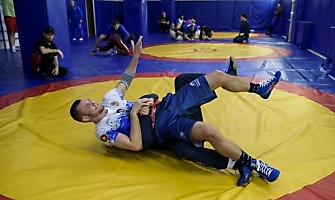 Профессиональная борцовская лига Ивана Поддубного. Взвешивание и пресс-конференция, 25.04.2023_14