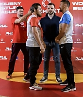 Профессиональная борцовская лига Ивана Поддубного. Взвешивание и пресс-конференция, 25.04.2023_59