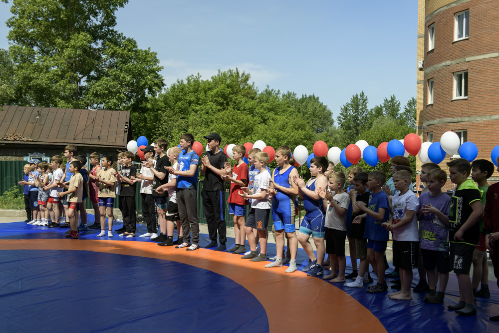 Открытие клуба вольной борьбы 