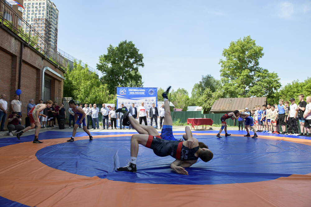 Открытие клуба вольной борьбы 
