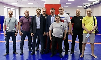 Открытие клуба вольной борьбы 