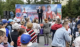 Открытие первой в России Аллеи олимпийцев, Омск, 12.08.2023_9