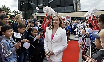 Открытие первой в России Аллеи олимпийцев, Омск, 12.08.2023_13