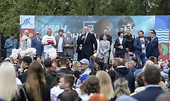 Открытие первой в России Аллеи олимпийцев, Омск, 12.08.2023_20