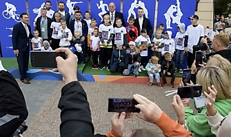 Открытие первой в России Аллеи олимпийцев, Омск, 12.08.2023_69