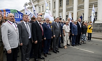 Открытие первой в России Аллеи олимпийцев, Омск, 12.08.2023_71