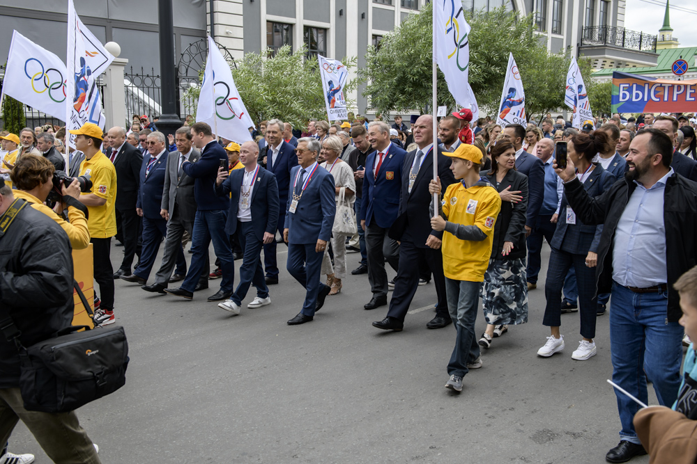 Открытие первой в России Аллеи олимпийцев, Омск, 12.08.2023_85