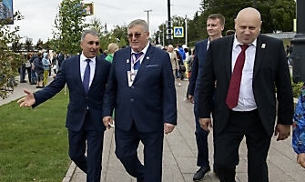 Открытие первой в России Аллеи олимпийцев, Омск, 12.08.2023_120