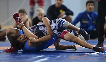 I Региональные соревнования по вольной борьбе памяти заслуженного тренера России, мастера спорта СССР П.Е. Андриянова, в которых примут участие юноши в возрасте 15-16 лет (Фото Александра Лукина)